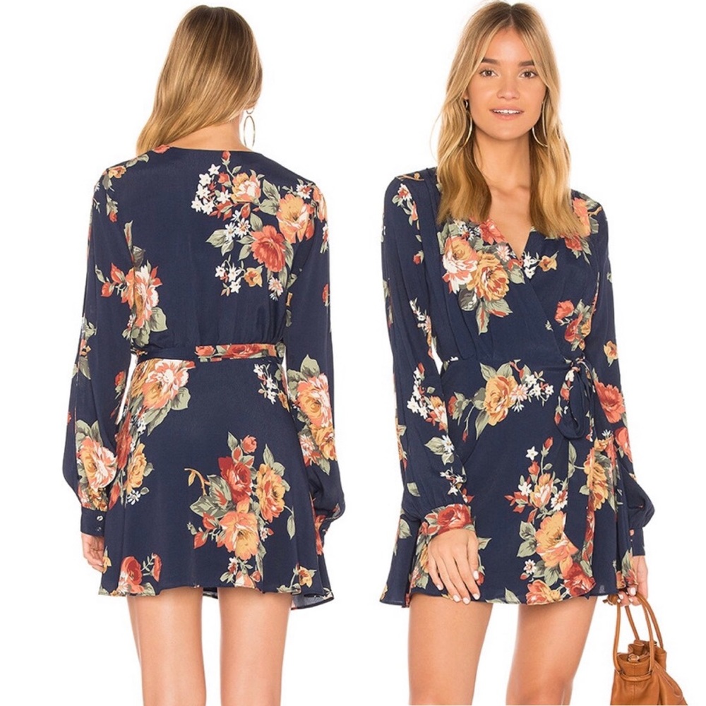Privacy‎ Please Artesia Mini Dress in Navy Rosanna Floral